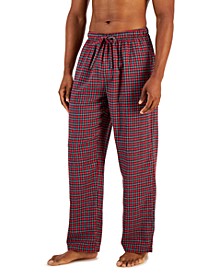 Men's Plaid Flannel Pajama Pants, Created for Macy's