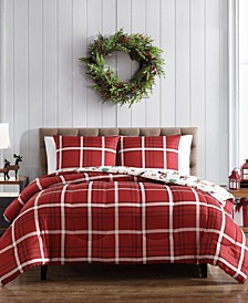 Holiday Dogs 3-Pc Comforter Sets, Created For Macy's