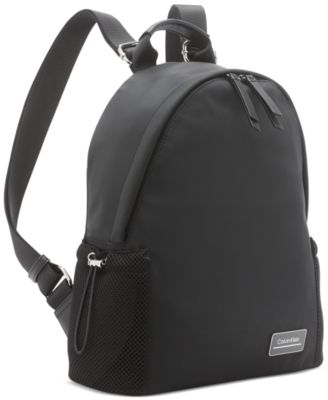 Jessie Mesh Side Pocket Nylon Backpack