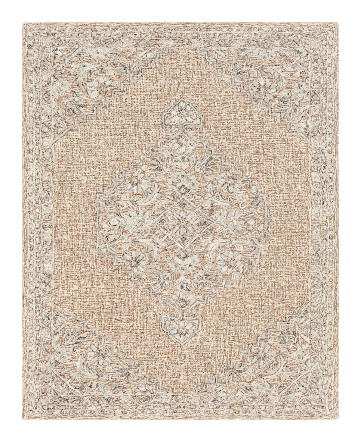 Surya Symphony Shy-2301 5' x 7'6in Area Rug - Camel, Gray