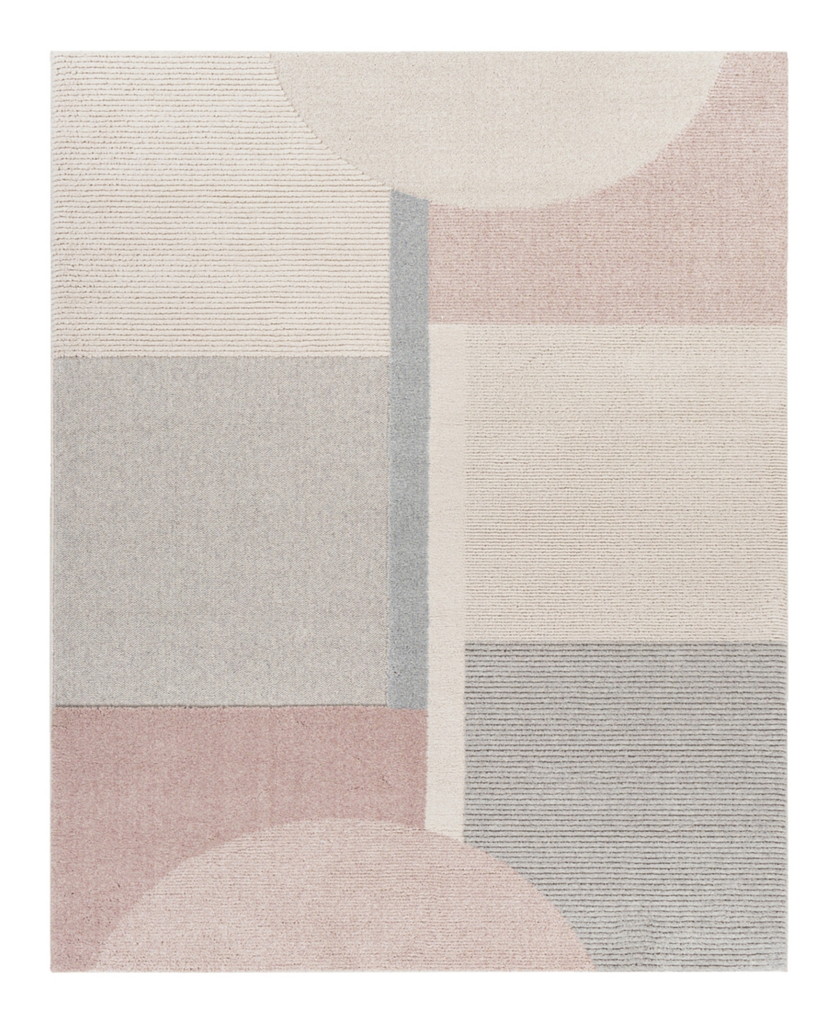 Surya Flux Xuf-1001 5'3in x 7'7in Area Rug - Rose, Beige