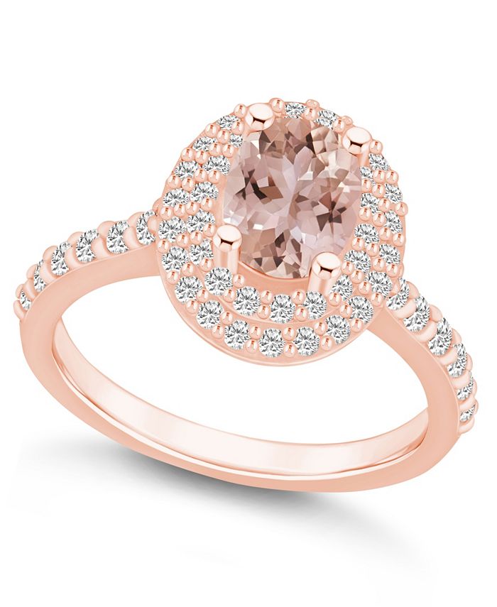 Macy's online morganite ring