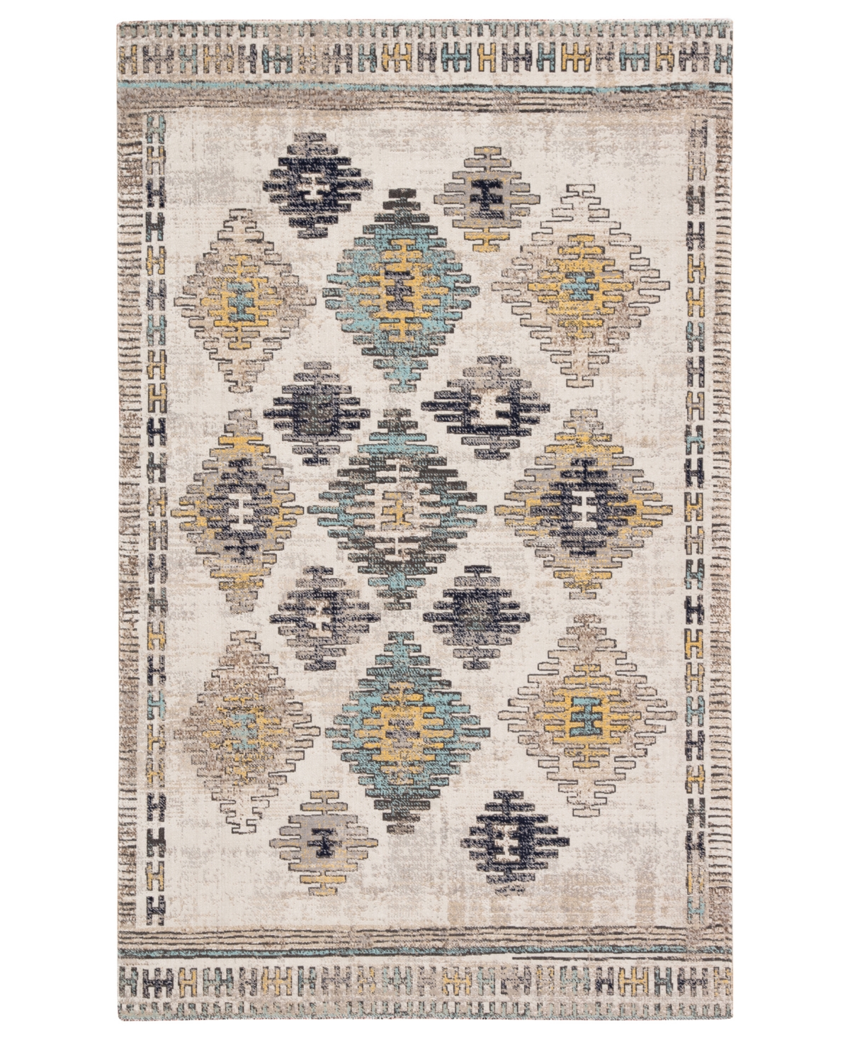 Jaipur Living Polaris POL17 7'6in x 9'6in Outdoor Area Rug - Blue