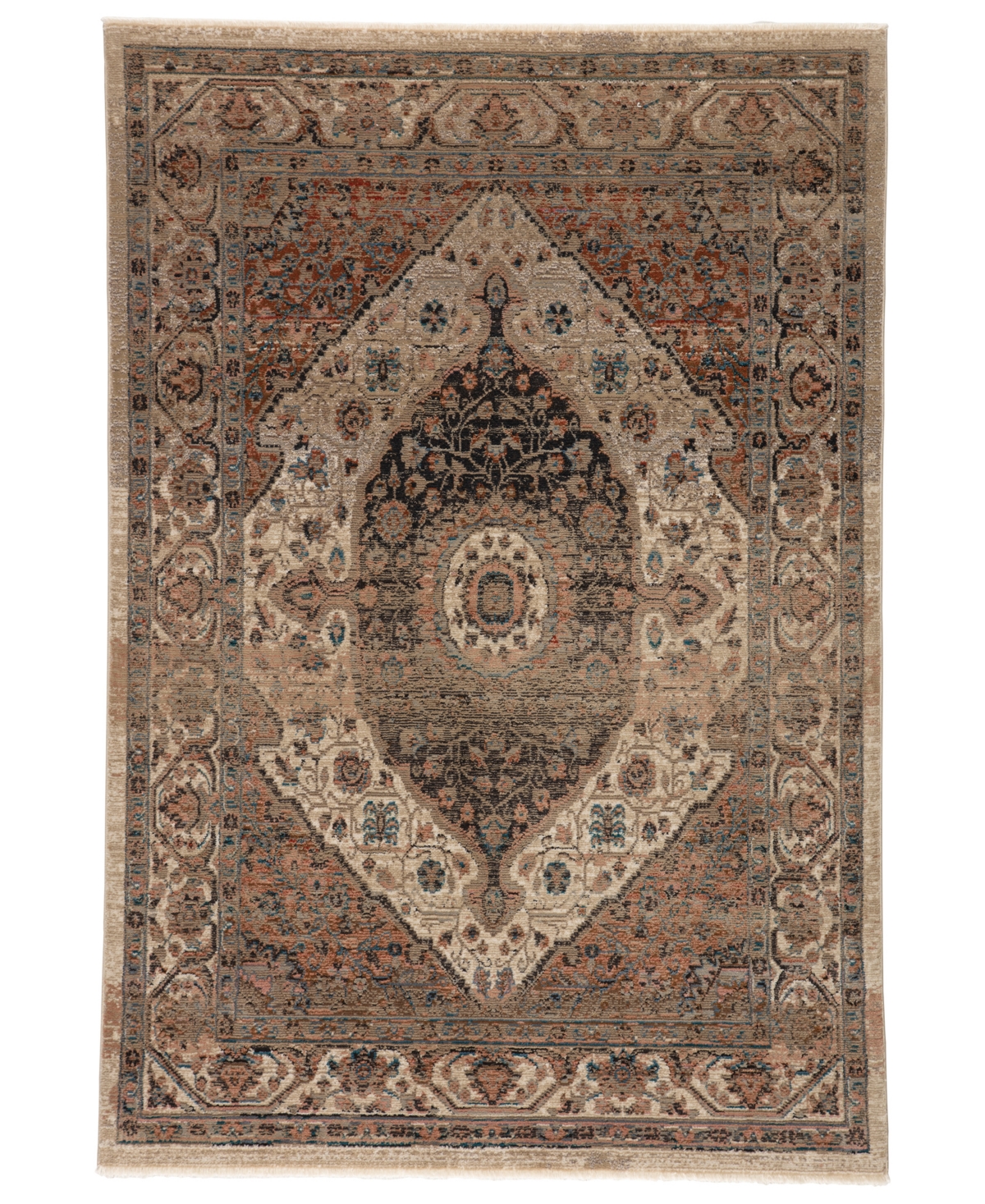 Jaipur Living Myriad MYD02 7'10in x 11'1in Area Rug - Tan, Taupe