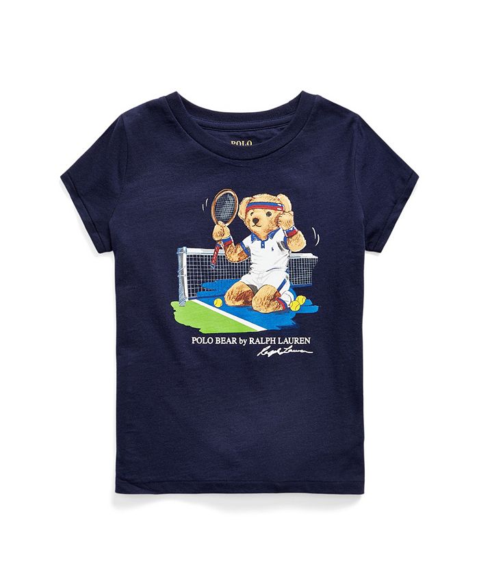 Polo Ralph Lauren Little and Toddler Girls US Open Polo Bear