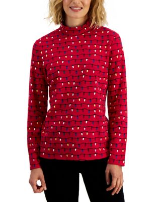 Macy's mock turtleneck best sale