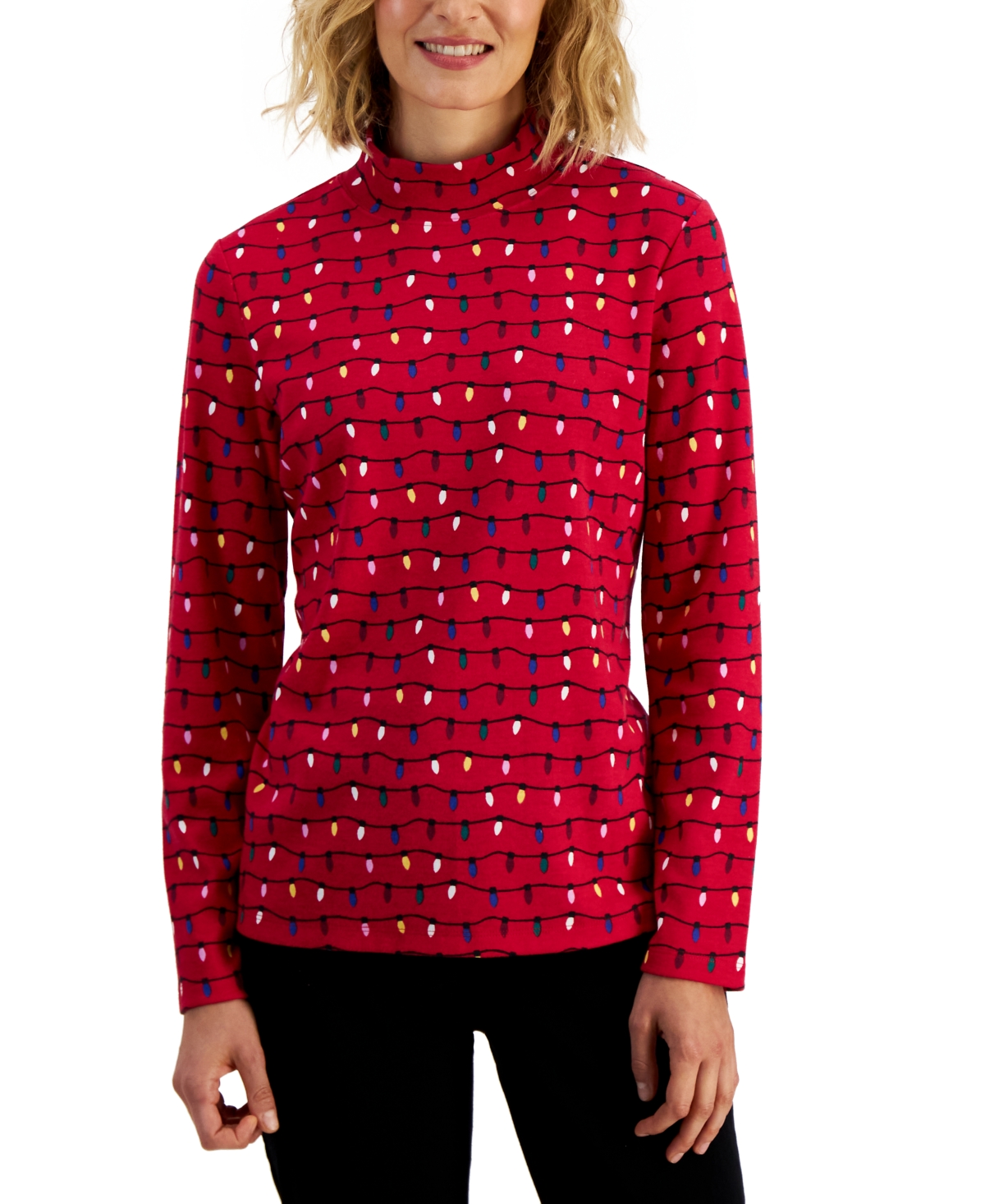 Karen scott mock turtleneck clearance