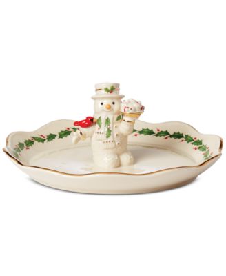 Lenox - Snowman Treat Dish