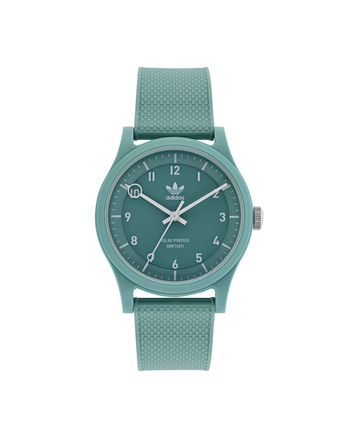Unisex Solar Project One Green Resin Strap Watch 39mm - Green