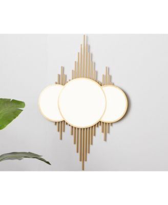 by Cosmopolitan Metal Contemporary Wall Mirror, 39" x 27"