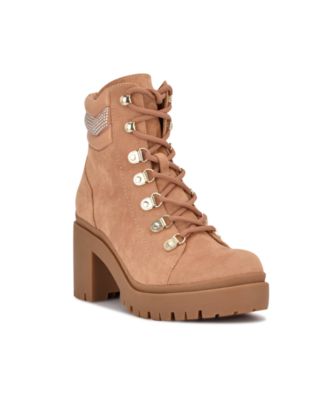 nine west suede lug sole hiker boots