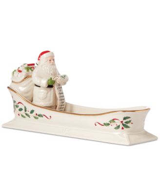 Lenox Santa Sleigh Cracker Tray
