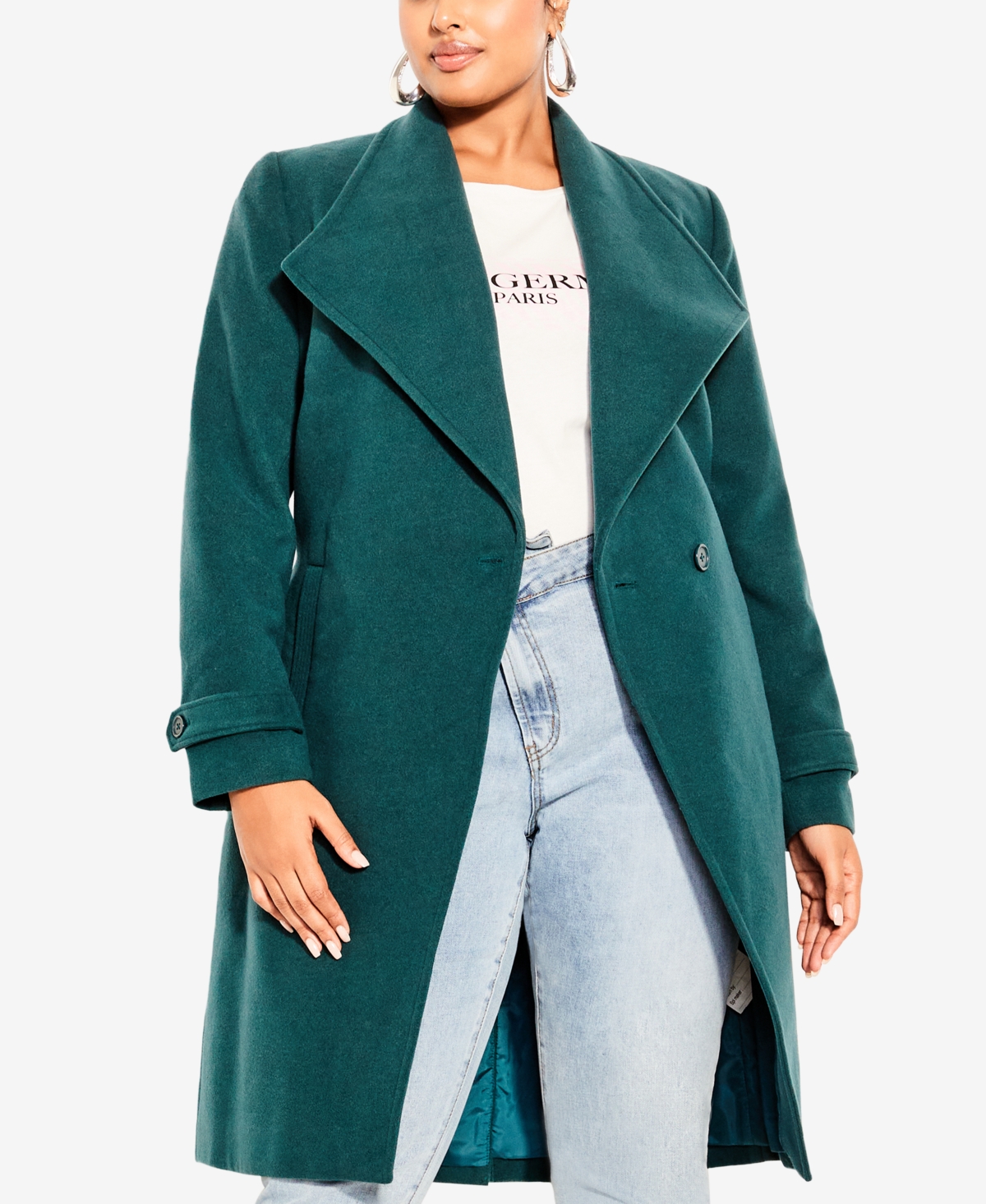 City Chic Trendy Plus Size Spring Fever Jacket Smart Closet