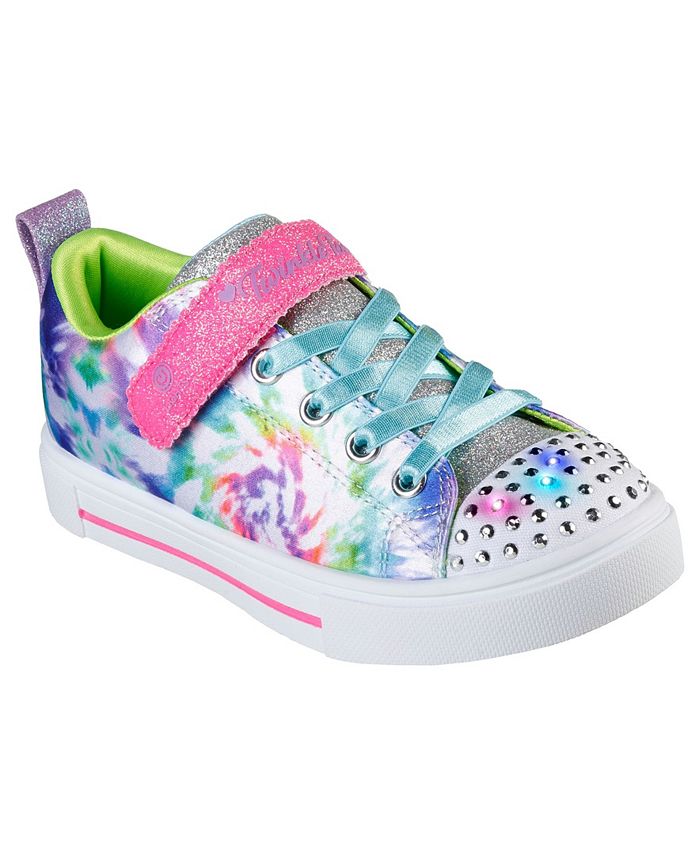 Little Girls Twinkle Toes - Twinkle Sparks - Stormy Brights Light-Up Sneakers from Finish Line - Macy's