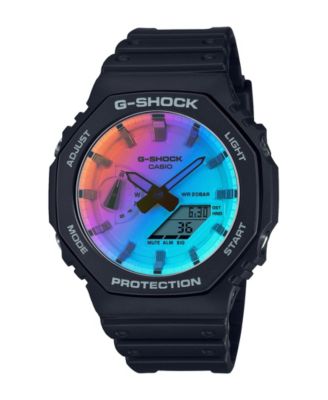 G-Shock Men's Black Resin Band Watch GA2100SR-1A Macy's