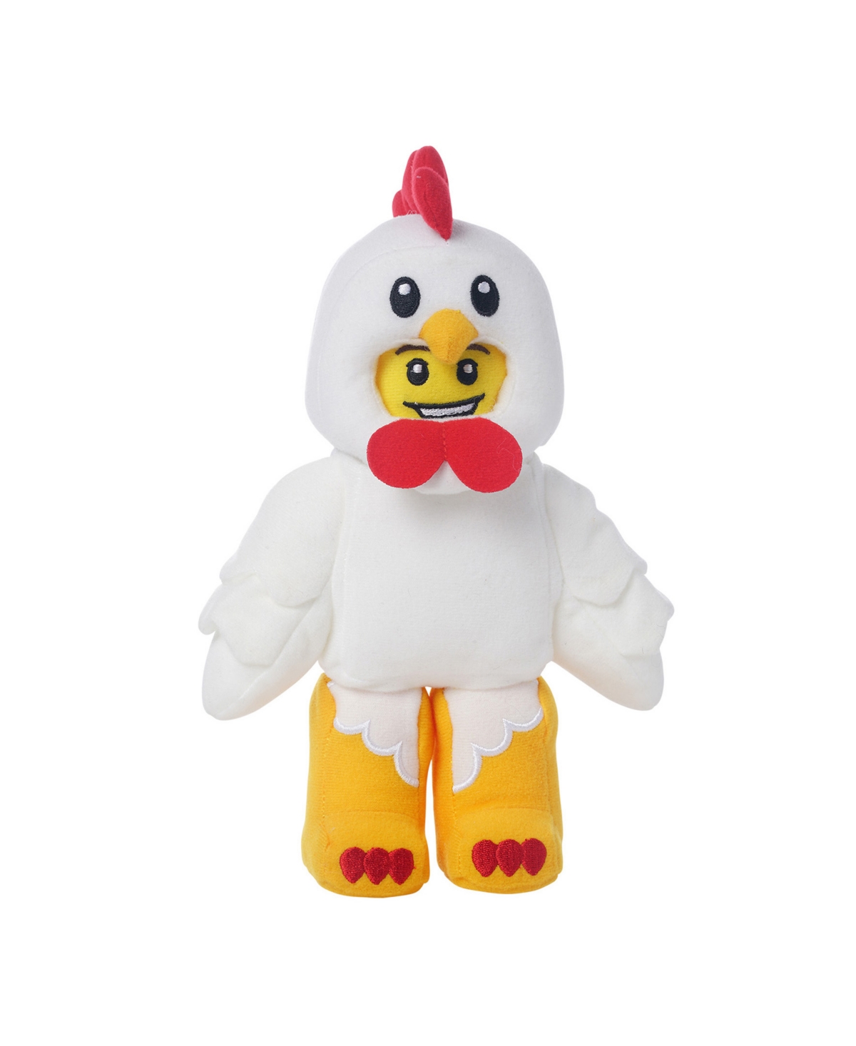 Manhattan Toy Company Lego Minifigure Chicken Suit Guy 9" Plush Character In Multicolor