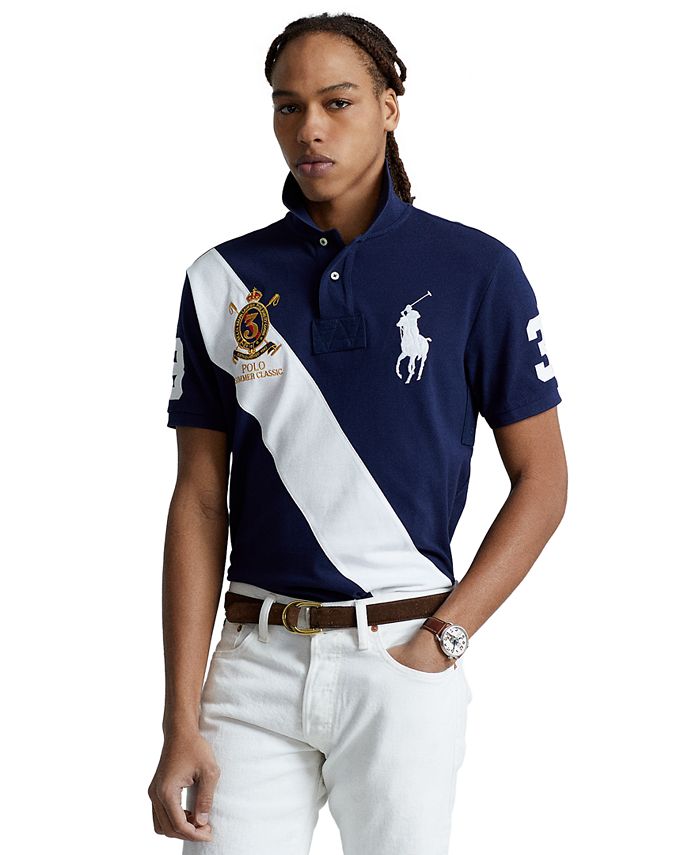 NEW Polo Ralph Lauren Womens Polo Shirt! Big Pony & Crest Number on Back