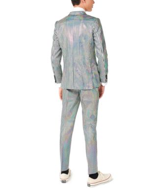 Big Boys Metallic Disco Ball Party Suit, 3-Piece Set