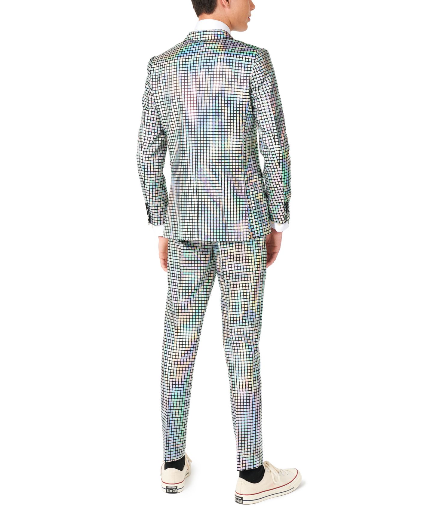 Детский праздничный металлизированный костюм OppoSuits Disco Ball, 3 предмета — фото 2