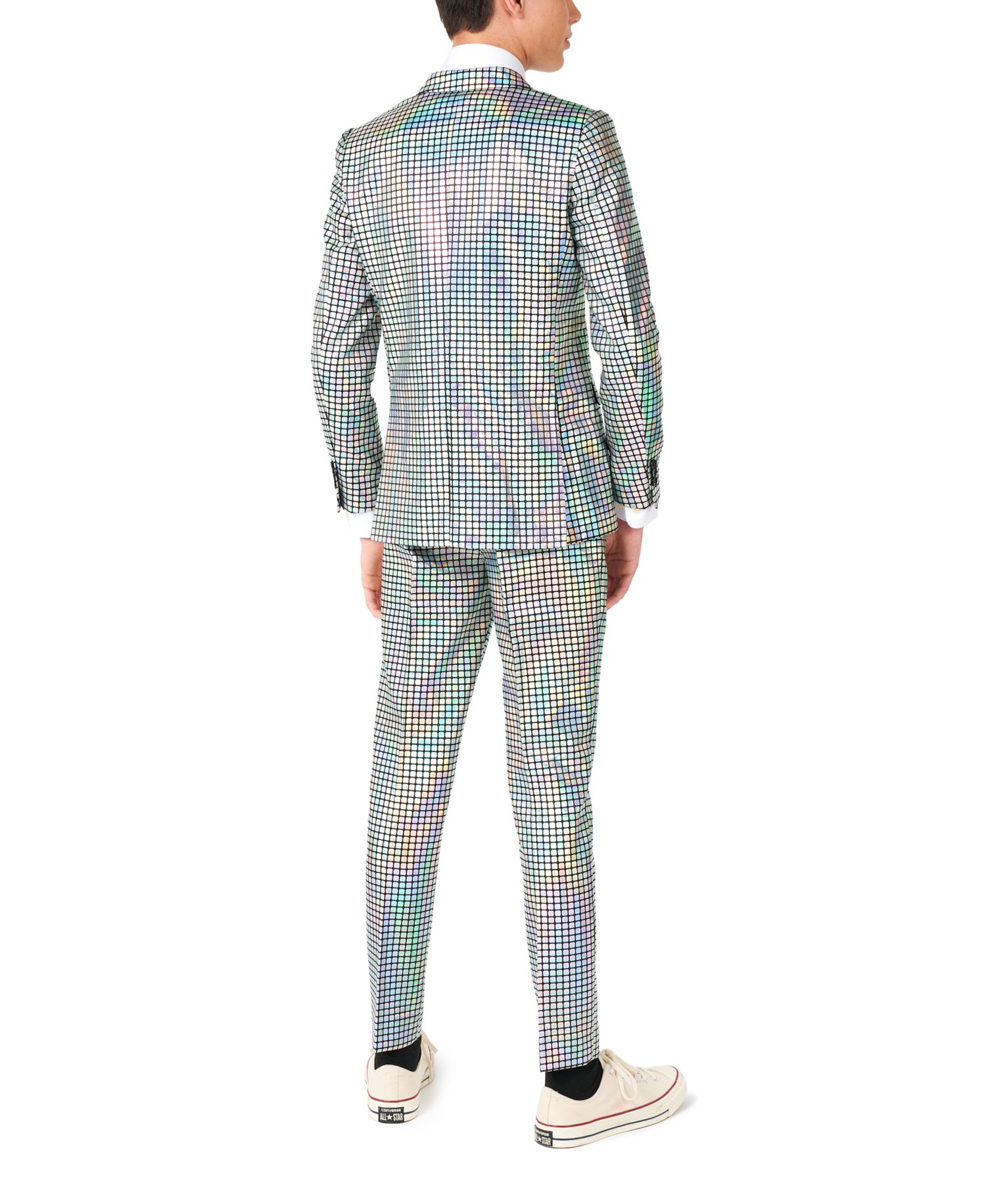 Big Boys Metallic Disco Ball Party Suit, 3-Piece Set