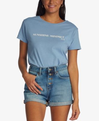Roxy - Juniors' Cotton Sunshine Mindset Boyfriend T-Shirt
