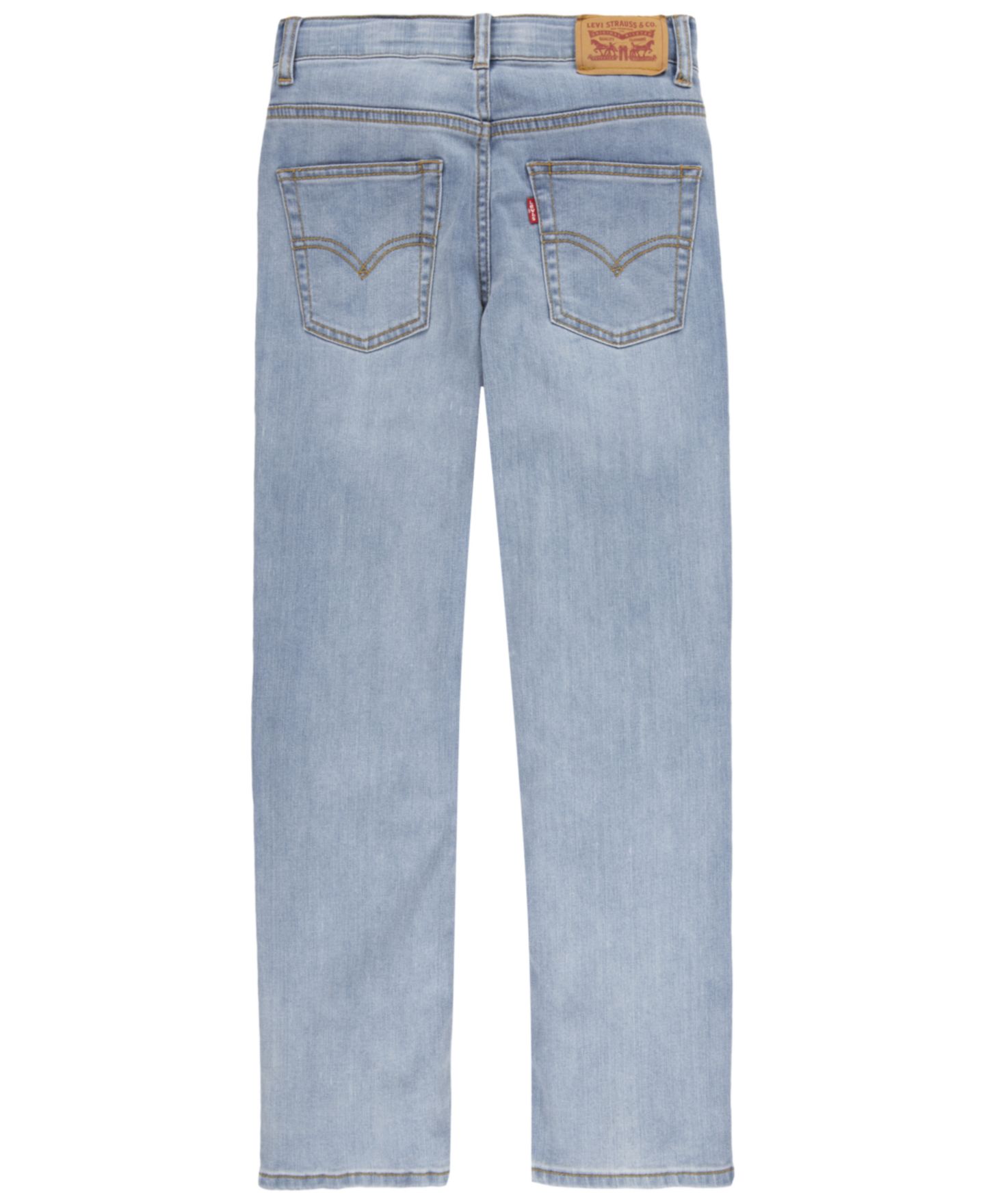 Детские джинсы Levi's 514 прямого кроя из стретча, 8-20, цвет: Синий каменный — фото 6