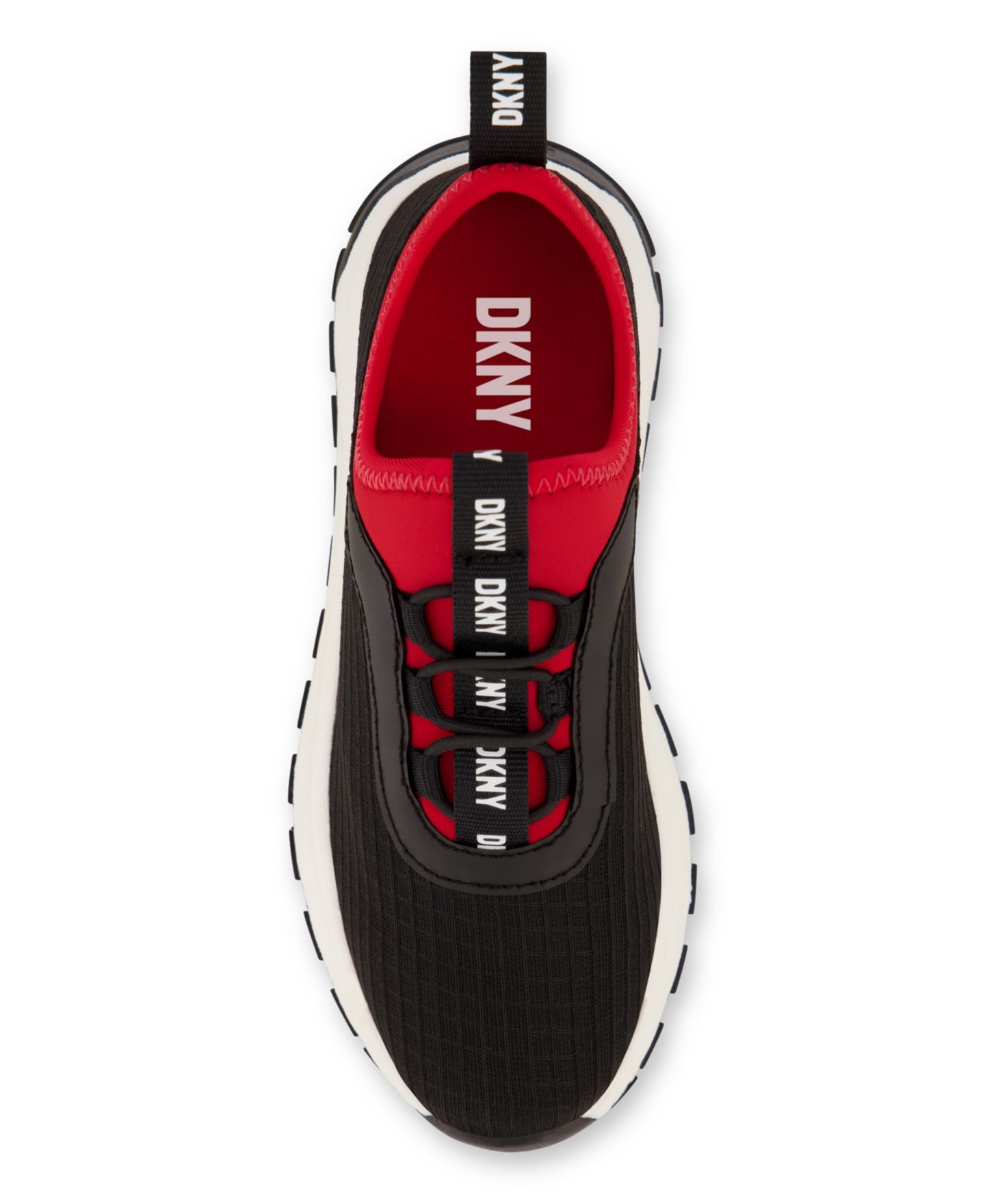 Кроссовки DKNY Dillan Lightweight Elastic Lace Up Sneakers для мальчиков, цвет: Чёрный — фото 6