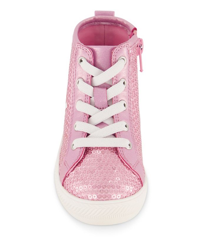 DKNY Toddler Girls Sequin High Top Sneakers Macy's