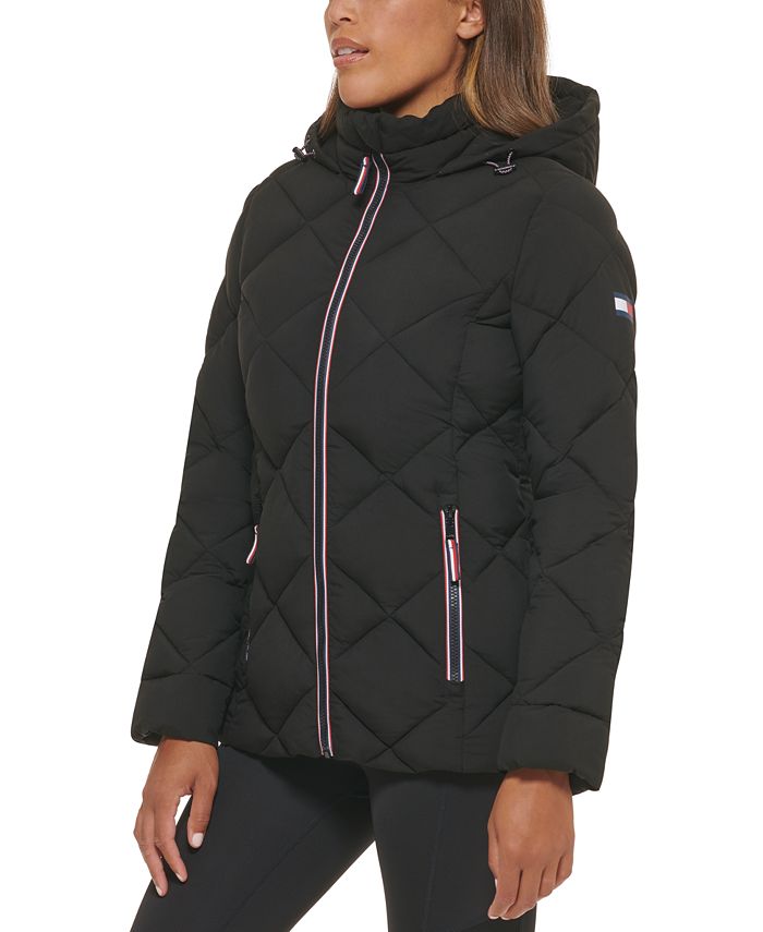 Tommy Hilfiger Women's Quilted Hooded Packable Puffer Coat & Reviews