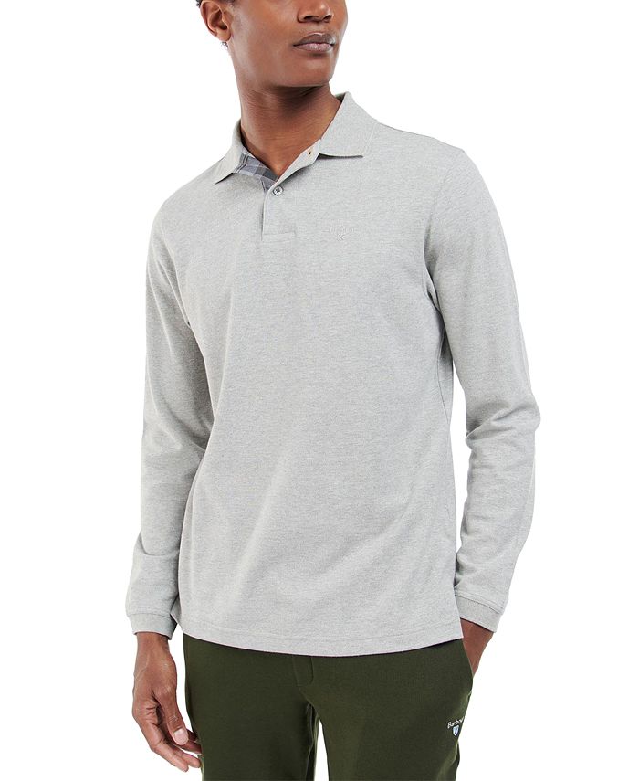 Barbour long sleeve store sports polo shirt
