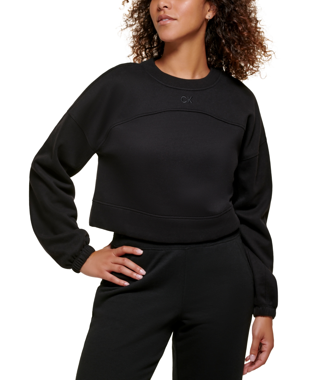 Calvin Klein Performance Women's Active Cropped Sweatshirt