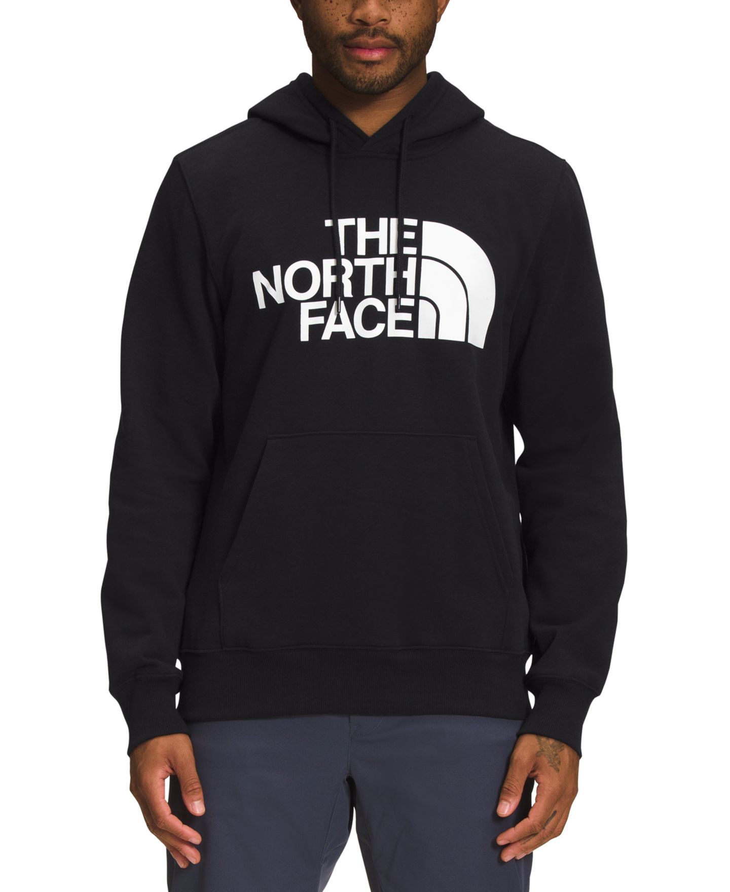 Мужское худи The North Face Half Dome Logo, цвет: Чёрный / Белый — фото 1