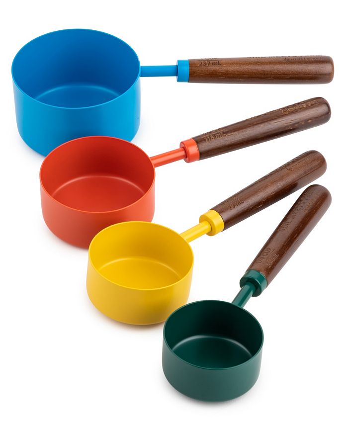 White & Gold Measuring Cups and Spoons Set - Cute Measuring Cups