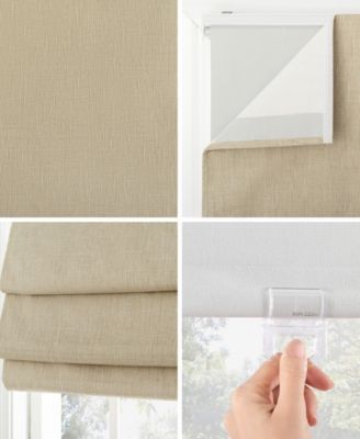 Pryer Textured 100% Blackout Cordless Roman Shade Collection