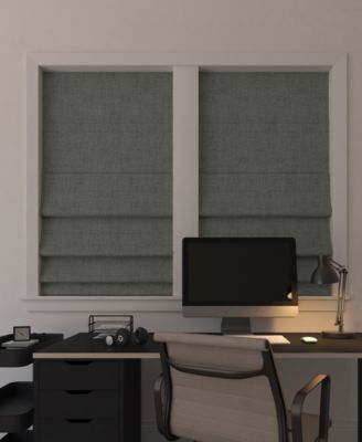 Somerton Textured 100% Blackout Cordless Roman Shade