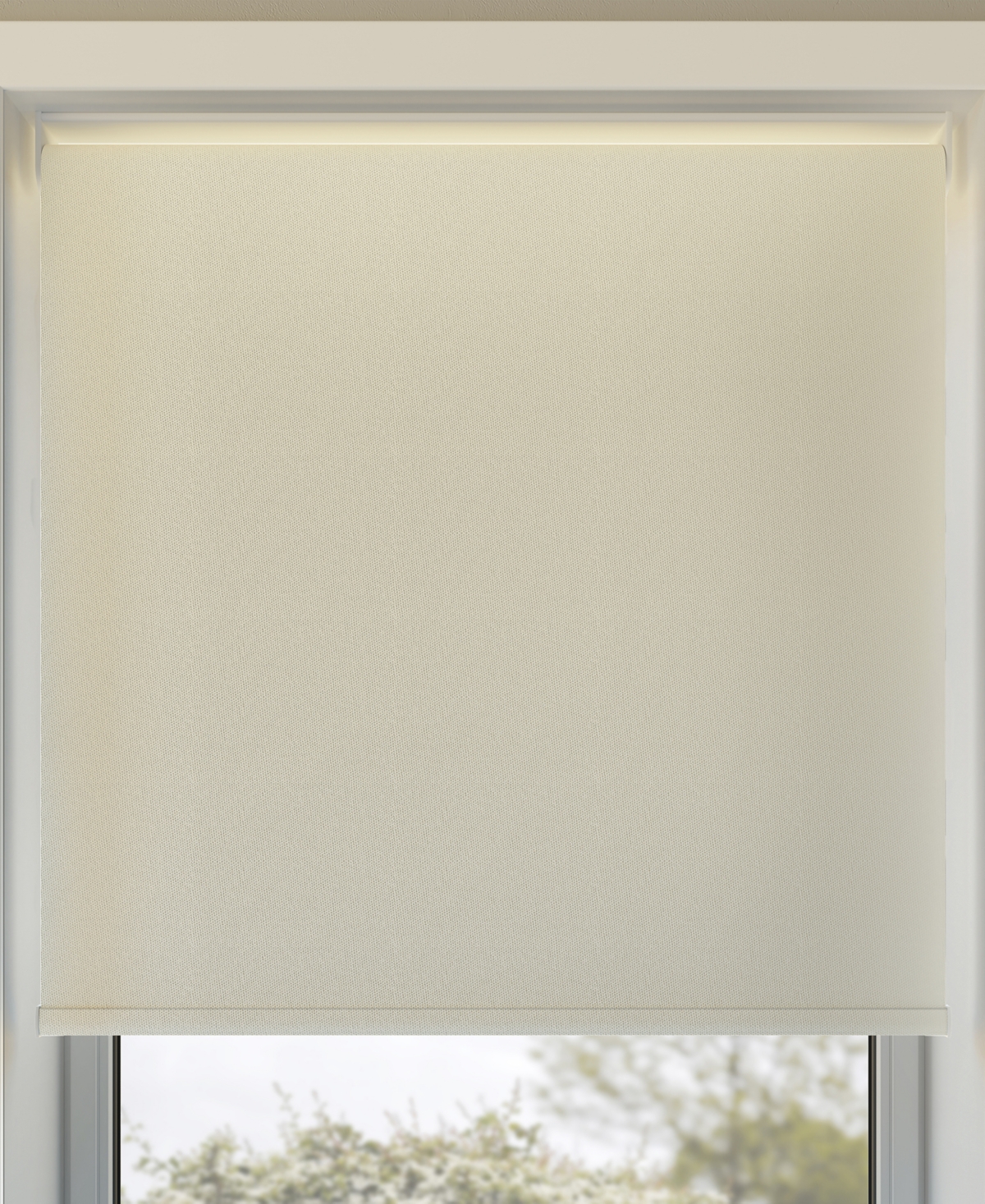 Sun Zero Langley 100% Blackout Cordless Roller Shade, 72" X 27" In Ivory