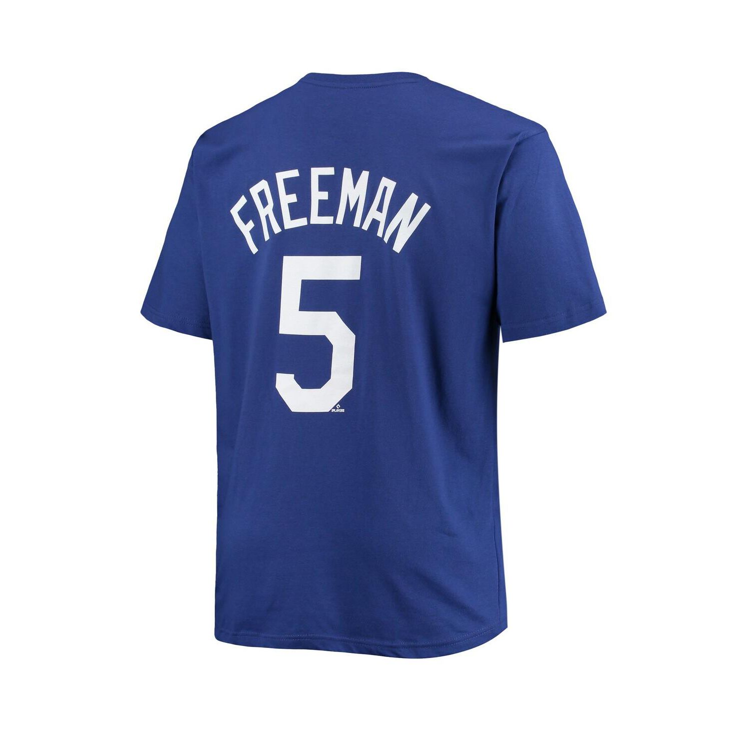 Men's Freddie Freeman Royal Los Angeles Dodgers Big and Tall Name and Number T-shirt