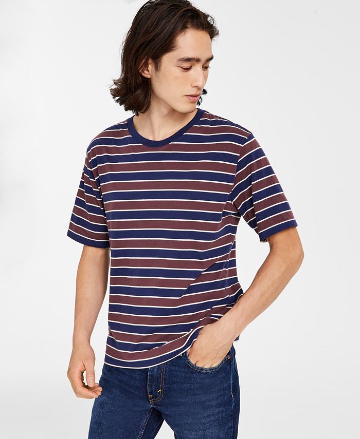 Levi's Men's Classic Relaxed-Fit Striped T-Shirt & Reviews - T-Shirts - Men  - Macy's