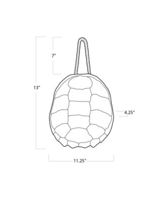 Regina Andrew Design Turtle Shell Accessory, Quick Ship