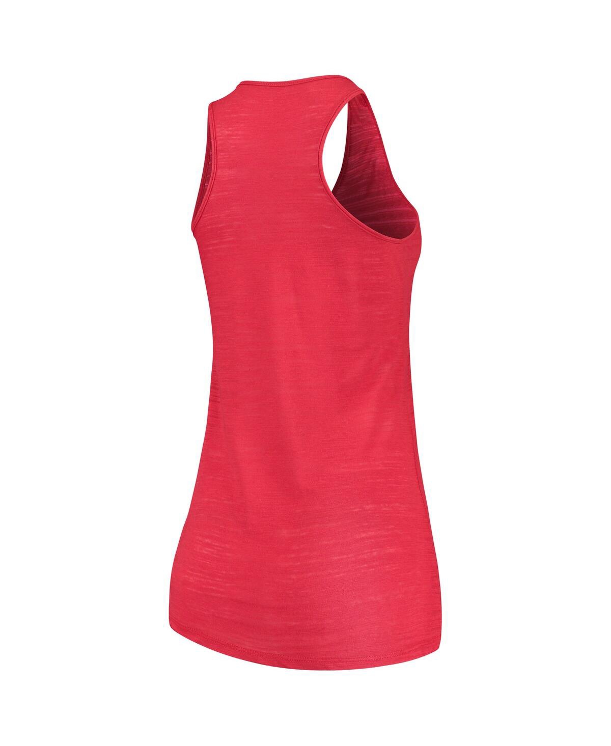 Soft As A Grape Red Washington Nationals Multicount Racerback Tank Top In Red
