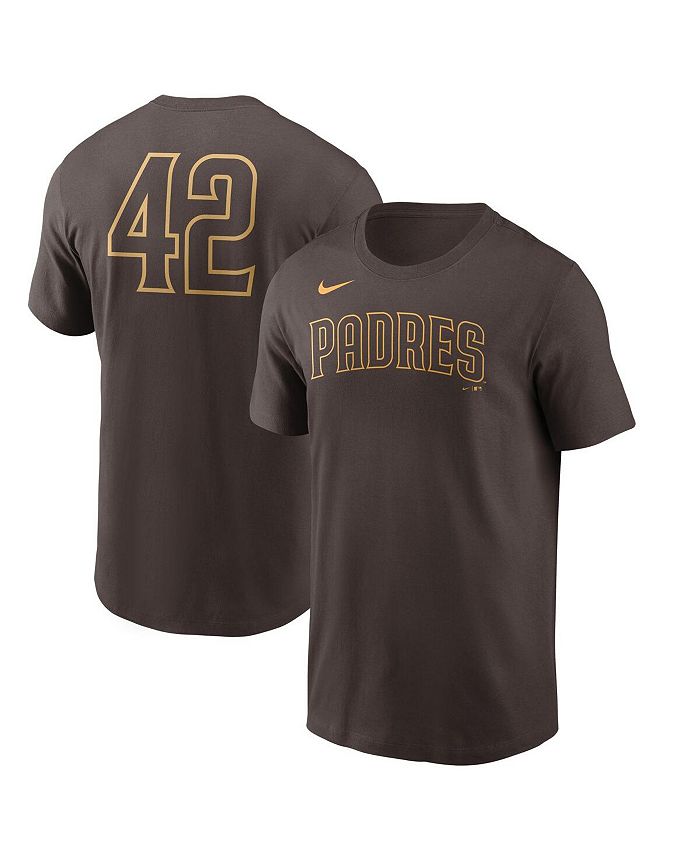 Nike Men's Brown San Diego Padres Jackie Robinson Day Team 42 T-shirt -  Macy's
