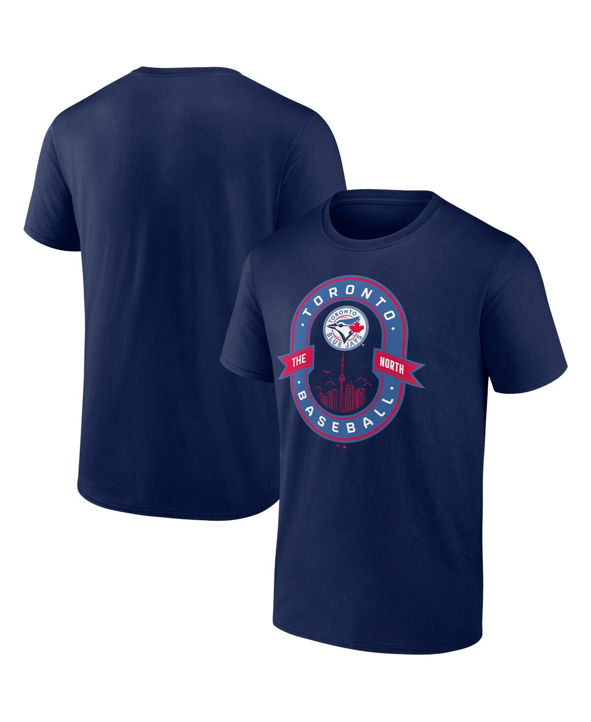 Shop Fanatics Men's  Navy Toronto Blue Jays Iconic Glory Bound T-shirt