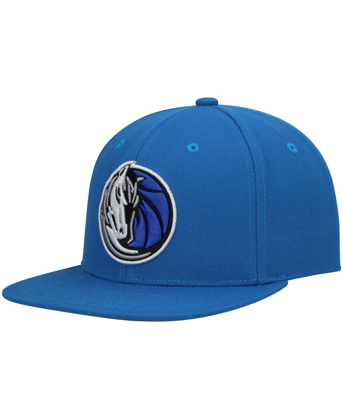 Mitchell & Ness Men's  Blue Dallas Mavericks Ground 2.0 Snapback Hat