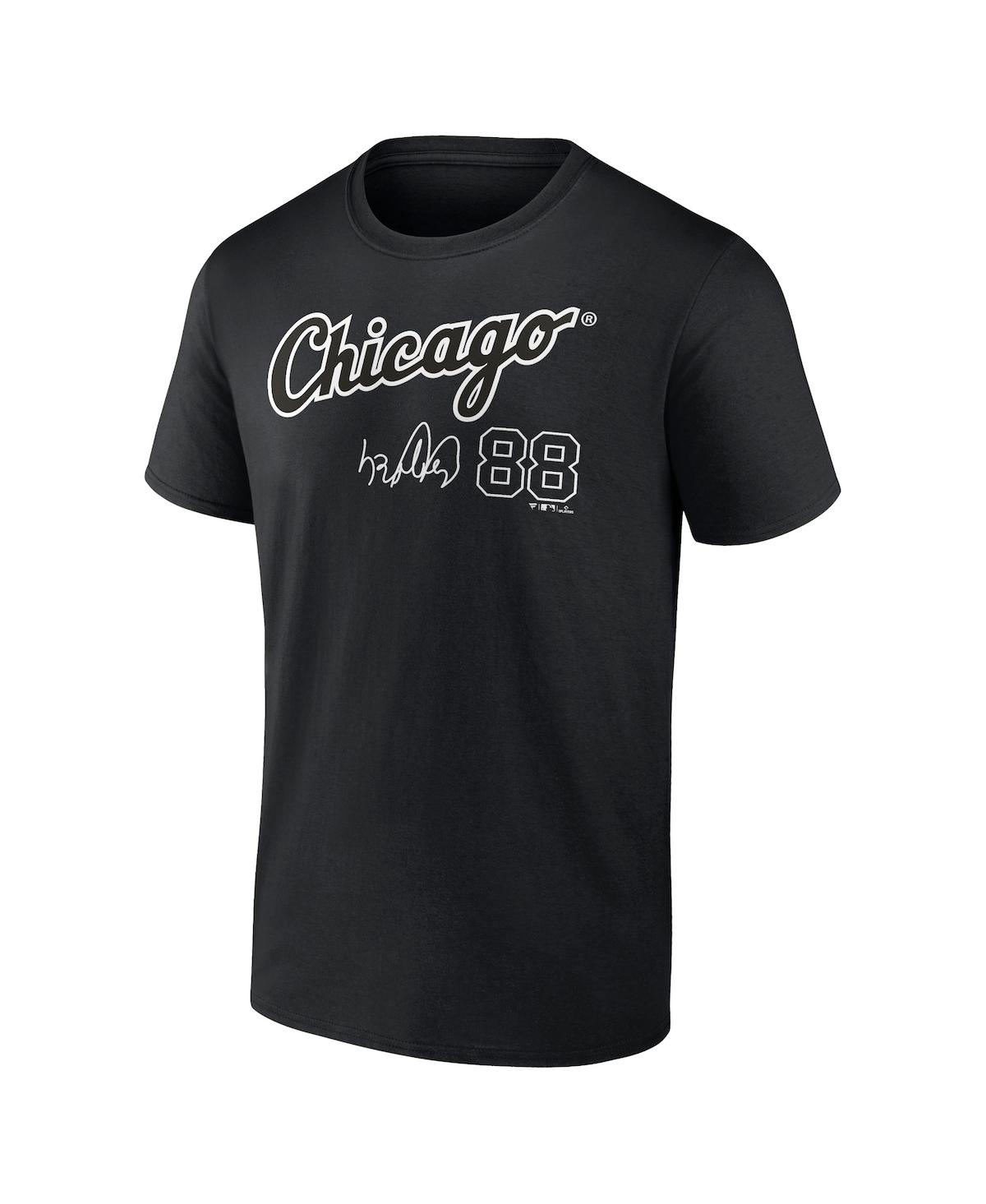Fanatics Branded Luis Robert Black Chicago White Sox Player Name & Number T-shirt In Black