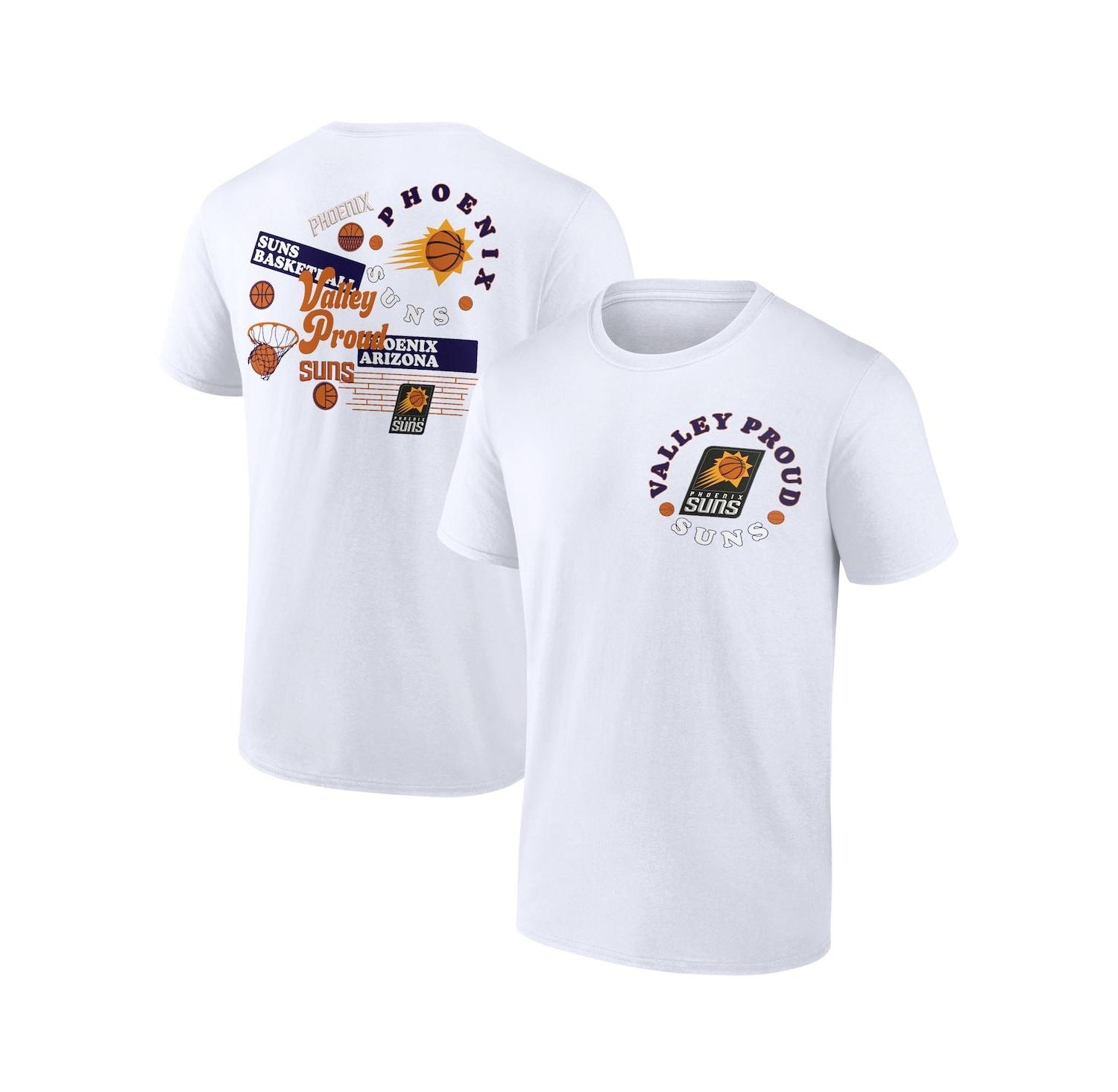 Men's White Phoenix Suns Street Collective T-shirt