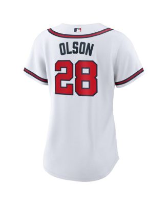 Women's Matt Olson White Atlanta Braves Home Replica Player Jersey