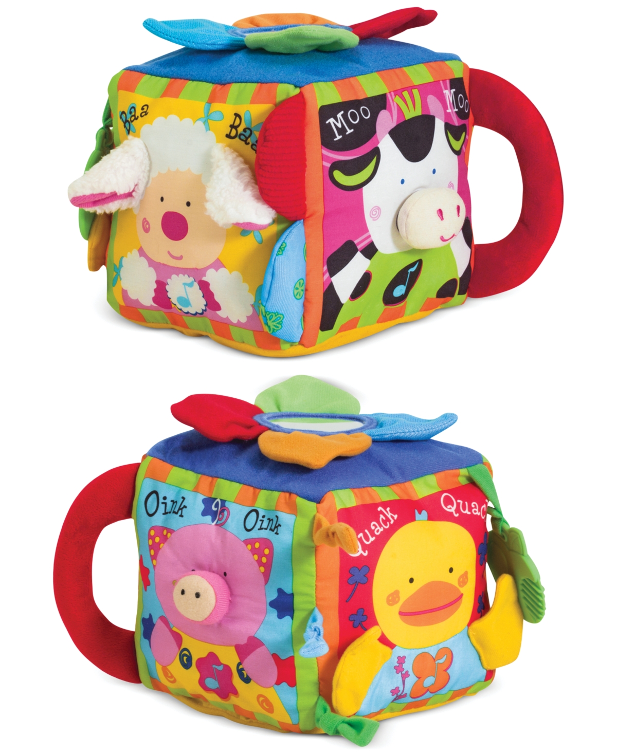 Shop Melissa & Doug Kids' Musical Farmyard Cube Toy In One Color