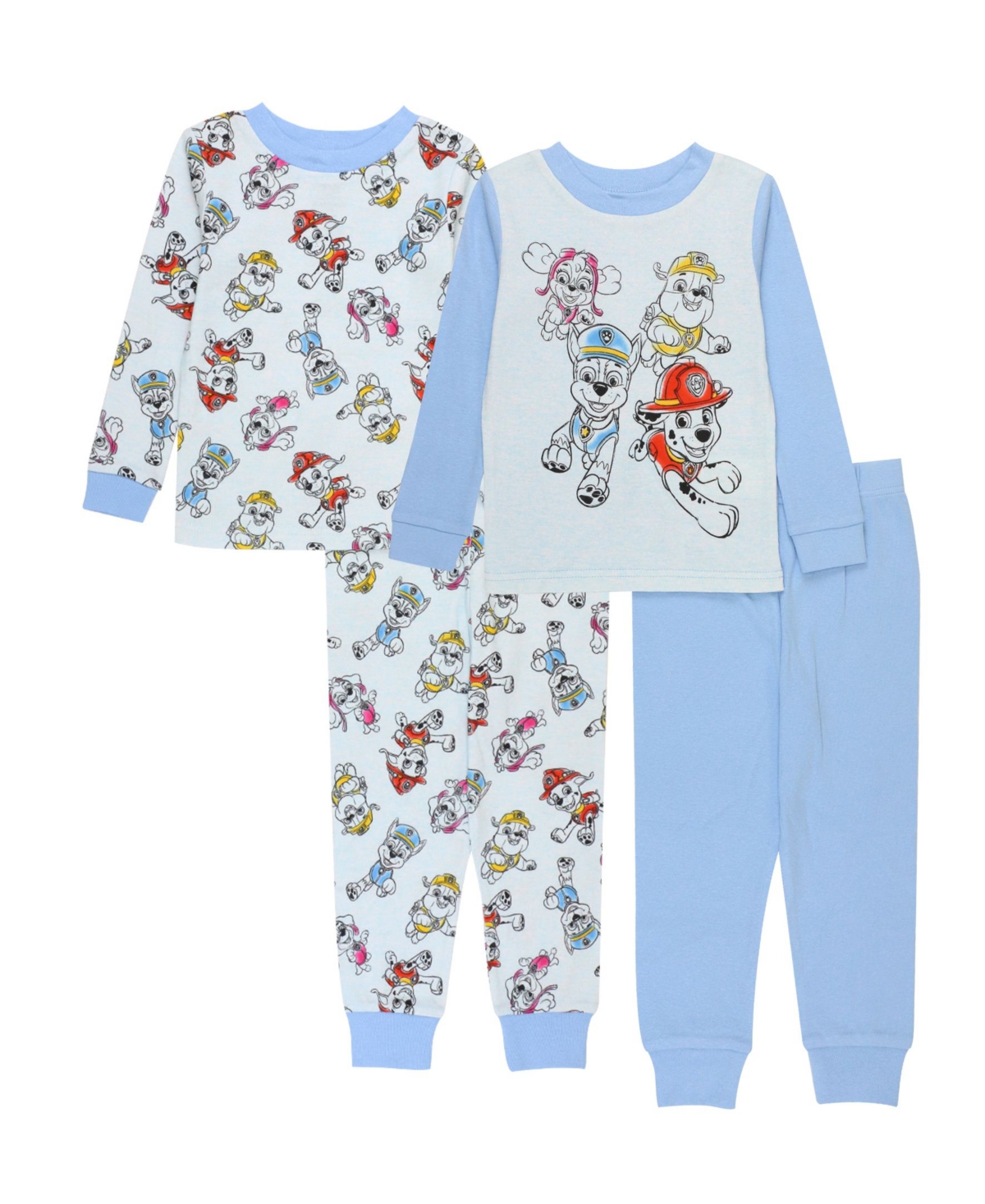 Ame Toddler Boys Paw Patrol Pajamas, 4 Piece Set In Assorted