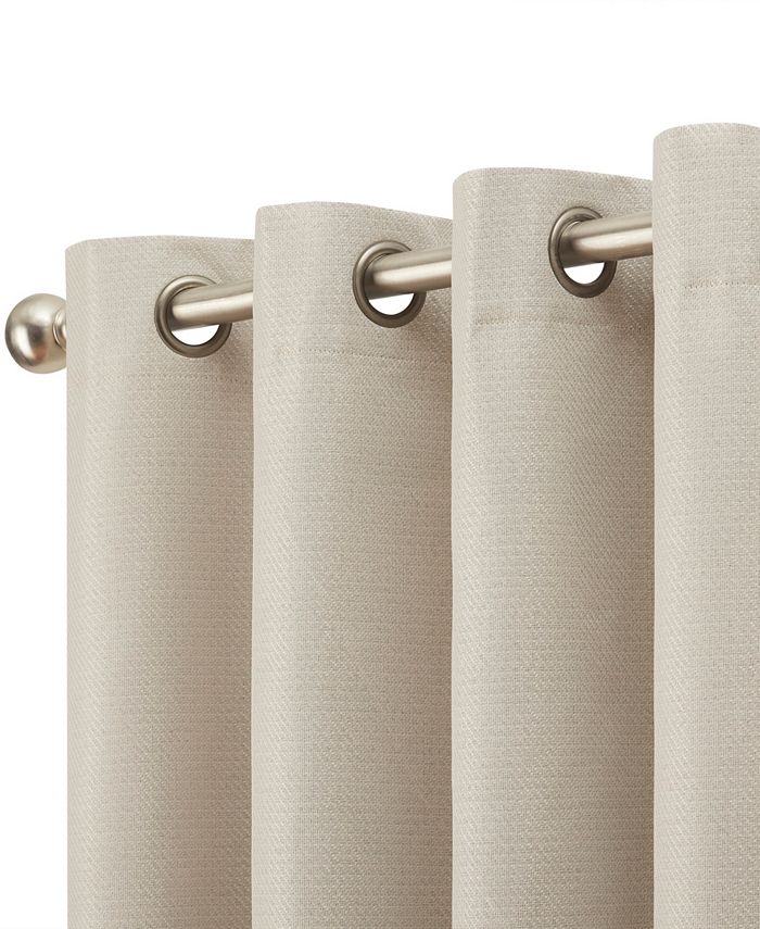 Nautica Providence Ultimate Blackout Grommet Window Curtain Panel Set