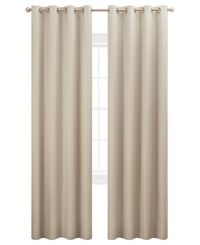 Nautica Providence Ultimate Blackout Grommet Window Curtain Panel Set